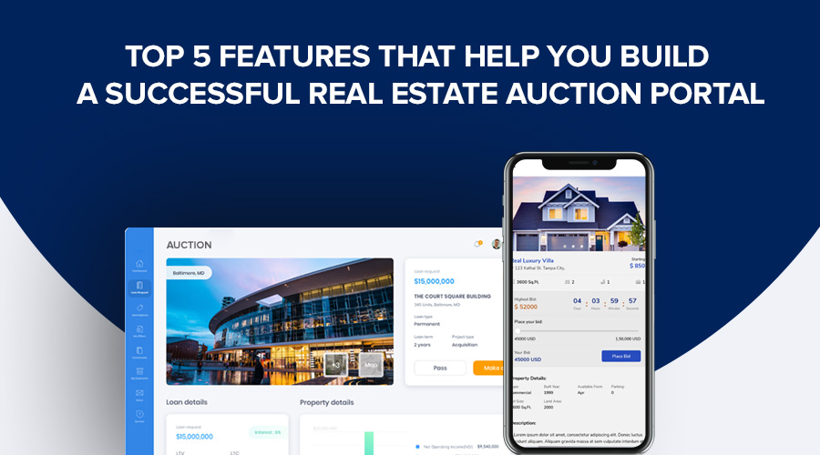 top features in auction portal