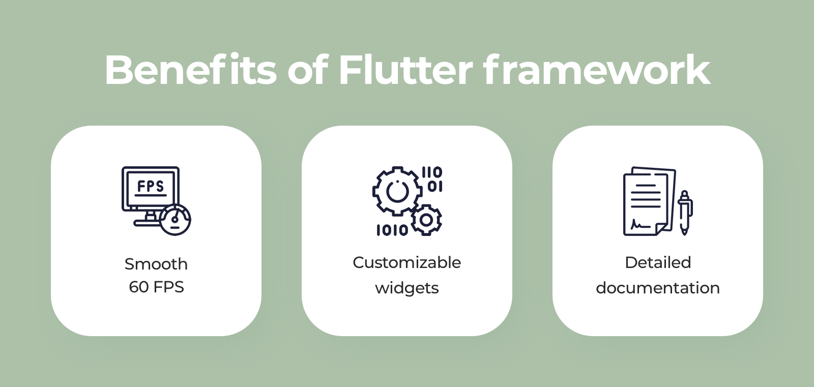 Benefits of Flutter framework
