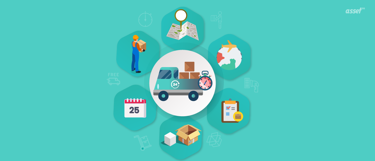 Logistics services and shop management app integration